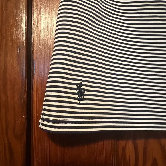 Ralph Lauren Sport Women’s Navy And White Striped Swimsuit Coverup Skirt Small - Picture 2 of 4